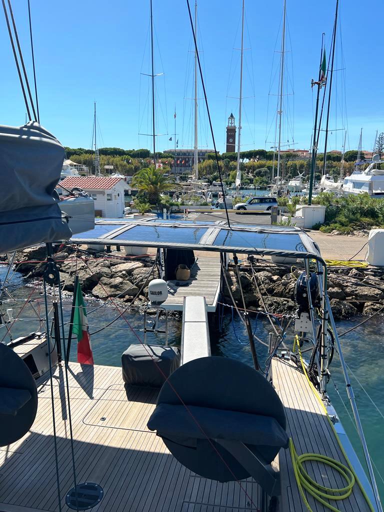 Pannelli solari trasparente per barca a vela, tenda e serra. Nano 40.